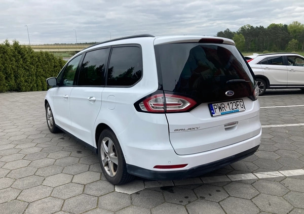 Ford Galaxy cena 53505 przebieg: 222219, rok produkcji 2016 z Biskupiec małe 92